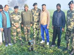 
      
      BSF recovers Pak drone in Punjab's Tarn Taran
      
      