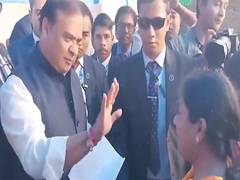 
      
      "Won't spare land mafia," assures Assam CM Sarma to crying woman
      
      