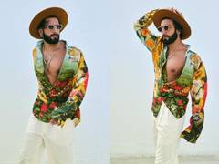 
      
      Ranveer looks dapper in animal printed shirt at pre-wedding party
      
      