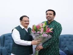 
      
      Rashtriya Lok Dal's Jayant Chaudhary joins NDA; meets Nadda, Shah
      
      