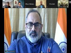 
      
      Chandrasekhar assures startups to take up matter with Google
      
      