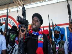 
      
      Haiti gang leader Jimmy Cherizier warns of civil war, 'genocide',
      
      