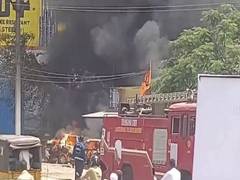 
      
      Telangana: Fire breaks out at mechanic shed in Sangareddy
      
      