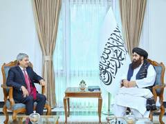 
      
      MEA Secy calls on Afghanistan's acting Foreign Minister
      
      