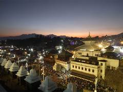 
      
      Nepali Hindu devotees throng Pashupatinath temple in Kathmandu on
      
      