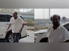 
      
      Rajinikanth heads to Hyderabad for 'Vettaiyan' shooting
      
      