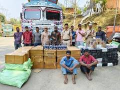 
      
      Assam: 9,700 bottles of cough syrup seized in Karimganj, 2 held
      
      