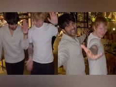 
      
      Ed Sheeran grooves to ‘Butta Bomma’ with Armaan Malik
      
      