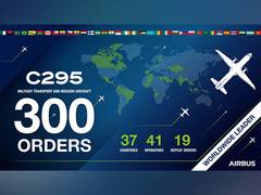 
      
      Airbus C295 medium airlifter hits 300 orders landmark
      
      