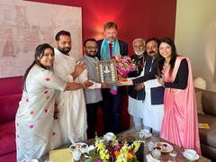 
      
      Jain delegation requests German envoy for return of Baby Ariha
      
      