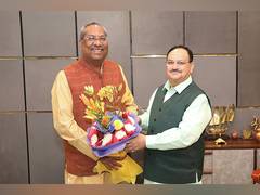 
      
      Nishad Party chief Sanjay Nishad calls on Nadda in Delhi
      
      