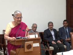 
      
      Sudha Murty takes oath as Rajya Sabha member
      
      