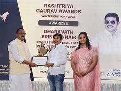 
      
      Srinivas Naik Dharavath Honored with Rashtriya Gaurav Puraskar
      
      