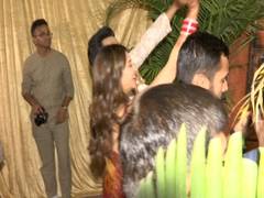 
      
      Kriti Kharbanda receives grand griha pravesh Pulkit's Delhi home 
      
      
