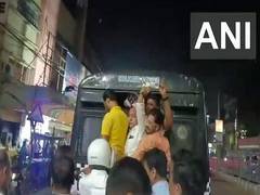 
      
      BJP youth wing state chief Indranil Khan detained during protest
      
      