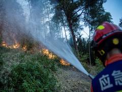 
      
      China activates Level-IV emergency as rescuers battle wildfire
      
      
