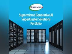 
      
      Supermicro’s Generative AI SuperClusters solutions portfolio
      
      