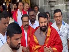 
      
      Andhra: Mohanlal offers prayers at Tirumala temple
      
      