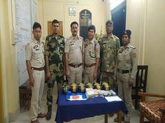 
      
      Tripura: BSF recovers Yaba tablets worth Rs 3.5 Cr from vehicle
      
      