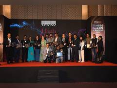 
      
      Mandakini confers winners of High Flyers 50 Global Icon Awards
      
      
