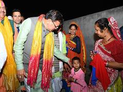 
      
      Uttarakhand CM Pushkar Dhami attends Holi Milan function
      
      