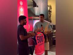 
      
      RR skipper Sanju Smason honours Ashwin for 500 Test wickets
      
      