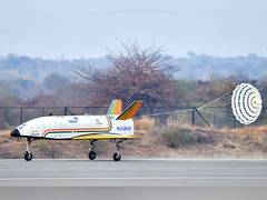 
      
      ISRO nails ‘Pushpak’ Reusable Landing Vehicle landing experiment
      
      