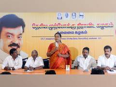 
      
      Lok Sabha polls: DMDK announces five candidates,
      
      