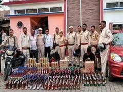 
      
      Flying squad, Assam police seize large quantity of illegal liquor
      
      