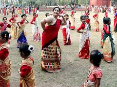 
      
      Rongali Bihu fervor sweeps Guwahati
      
      
