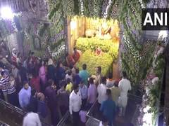 
      
      2000 kgs of grapes used to decorate Dagdusheth Temple 
      
      
