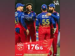 
      
      IPL 2024: PBKS post competitive 176/6 against RCB
      
      