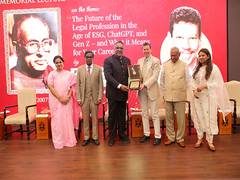 
      
      Dr. L.M. Singhvi Memorial Lecture at Jindal Global Law School
      
      