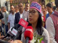 
      
      NPP candidate for Tura, Agatha Sangma files her nomination papers
      
      
