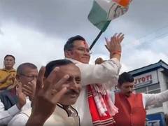 
      
      Congress MP Gaurav Gogoi holds roadshow in Jorhat
      
      