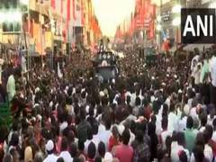 
      
      Udayanidhi Stalin campaigns for Kathir Anand in Vellore
      
      