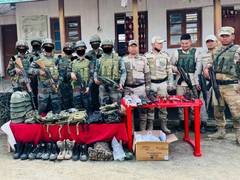 
      
      Indian Army recovers arms and ammunition in Manipur
      
      
