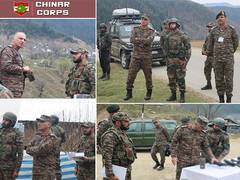 
      
      Chinar Corps Commander visits North Kashmir to review security
      
      