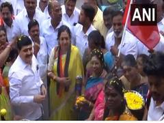 
      
      DMK's South Chennai candidate kicks off election campaign
      
      
