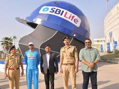 
      
      SBI Life, LSG Unveil Helmet Installation at Ekana Cricket Stadium
      
      