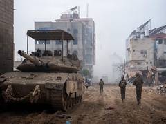 
      
      200 palestinian terrorists holed up in hospital compound killed
      
      