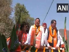 
      
      Uttarakhand: CM Dhami holds road show in Tharali
      
      
