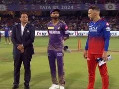 
      
      IPL 2024: Kolkata Knight Riders win toss, put RCB to bat 
      
      