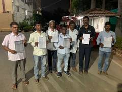 
      
      Posters appear in Coimbatore to vote for 