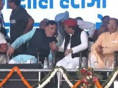 
      
      INDIA bloc leaders at Ramlila Maidan against Kejriwal's arrest
      
      