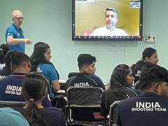 
      
      Bindra motivates nat'l shooting squad ahead of Paris Olympics
      
      