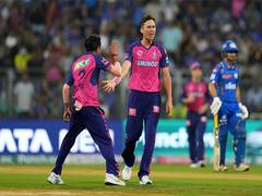 
      
      IPL 2024: RR's Boult, Chahal restrict MI to 125
      
      