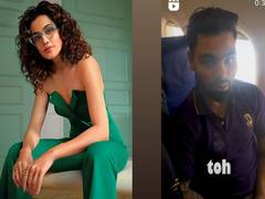 
      
      Tapsee Pannu chimes in on Andre Russell-Rinku Singh banter 
      
      