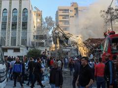 
      
      Iran vows response to deadly attack on consulate in Damascus
      
      