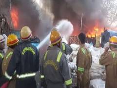 
      
      Fire breaks out at scrap warehouse in Kanpur
      
      